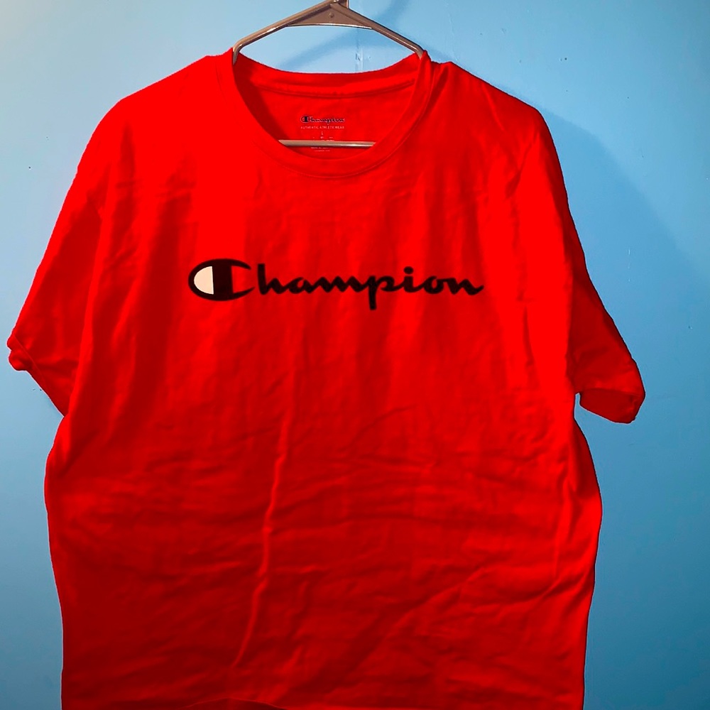 Large Champion Shirt. NEVER WORN